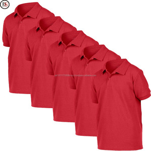 Polo de golf pour hommes 100 coton Polo vierge brodé de haute qualité Camisas Polyester hommes quantité col roulé personnalisé OEM Anti - Product Image 1