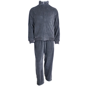 ชุดวอร์มมีฮู้ดและกางเกงจ็อกเกอร์สำหรับผู้ชายชุดออกกำลังกายขนแกะหนาชุดออกกำลังกายกลางแจ้งมีสไตล์สำหรับฤดูหนาว - Product Image 1