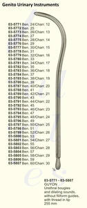 Guyon Uretral Sonido GUYON URETHRAL BOUGIES & DILATANTE SND Mahersi - Product Image 3