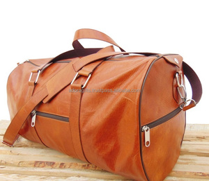 Bolsa de deporte unisex de cuero con correa para el hombro para equipaje de viaje - Product Image 2