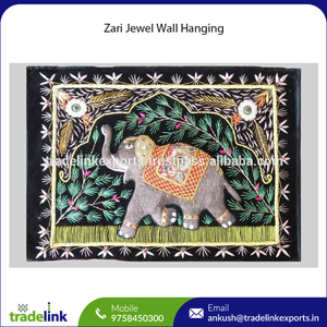 Tapis de bijou de haute qualité pour la décoration intérieure Tissu mural rectangulaire auto-adhésif avec embellissement en pierre semi-précieuse - Product Image 4