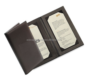 Couverture de Menu de Restaurant noire de luxe, fournitures de fabricants - Product Image 1