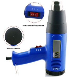 Pistola ad Aria Calda Industriale T16A 1800W con Display Digitale e Termostato per Riparazioni Elettroniche - Product Image 3