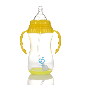 <span class=keywords><strong>Biberon</strong></span> <span class=keywords><strong>pour</strong></span> bébé AppleBear de 240 ml avec motif de dessin animé, avec poignée, anti-colique, sans BPA, écologique, débit rapide - Product Image 2
