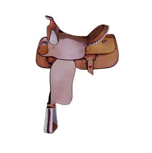 Fournisseurs Offerts Selles de cheval en cuir véritable brun de style occidental - Product Image 2