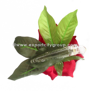 ฮอลแลน โรสเครื่องประดับผมดอกไม้ผ้าทันสมัยมีสไตล์พร้อมการตกแต่งด้วยใบไม้ 8 สี - Product Image 4