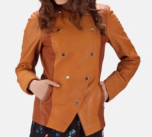 Chaqueta de Motocicleta de Piel de Oveja Sofisticada para Mujer, Novedades, Ropa de Invierno para Exteriores, Impermeable, de Secado Rápido, Diseño Único, en Oferta - Product Image 5