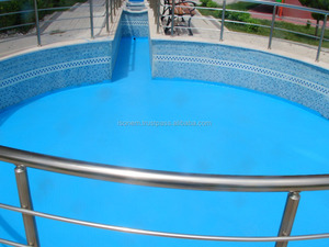 ISONEM Pintura de piscina azul de poliuretano de 2 componentes Resistente a productos químicos UV para construcción de exteriores de hoteles y aplicaciones inmobiliarias - Product Image 3
