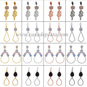 Poire forme rubis pierres précieuses 925 bijoux en argent sterling plaqué or chaîne collier romantique à la mode collier pour cadeau de mariage. - Product Image 6