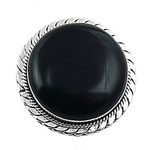 Broche en argent Sterling 925, pierre précieuse d'onyx royale, nouvelle collection - Product Image 1