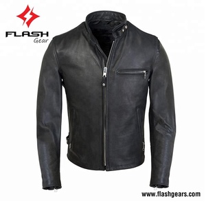 Chaqueta de Cuero para Motociclista, Diseño Clásico y Deportivo para Hombre, Ajustada, Tallas Grandes, Transpirable y Resistente al Viento - Product Image 2