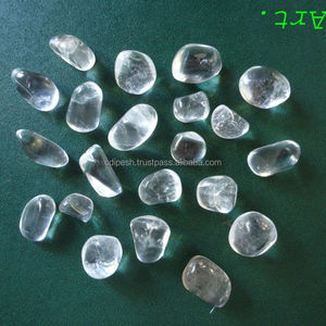 Galets de verre transparents polis à la machine de haute qualité 8 mm et 18 mm Design moderne pour l'artisanat décoratif - Product Image 4