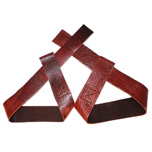 สายรัดข้อมือสำหรับออกกำลังกายสายรัดหนังแท้สำหรับยกน้ำหนักสำหรับออกกำลังกายในยิม - Product Image 4