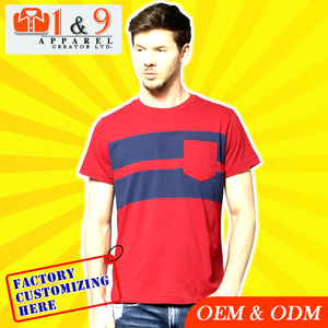 เสื้อยืดสีดำแดงสำหรับผู้ชาย ออกแบบเอง ผลิตในบังกลาเทศ - Product Image 2