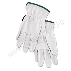 Guantes de conductor de cuero de piel de cabra de primera calidad con espalda elástica Keystone Thumb Industrial Work Guantes antideslizantes de Sunny -Gloves - Product Image 4