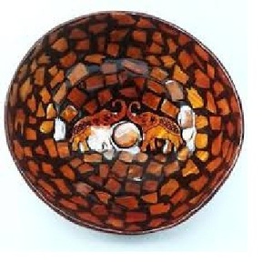 Tazón de coco, cuchara, tenedor, tazón de coco con ángulo de bajo precio - Product Image 2