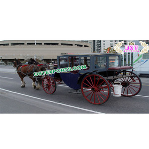 Semitree — landau Vintage cheval recourbé, vente en gros, accessoire de mariage, vendus par fabricants de Buggy - Product Image 1