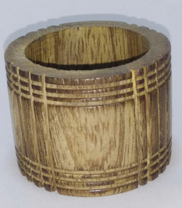 Servilleteros de madera de mango de estilo creativo hechos a mano, diseño tallado pulido brillante para vajilla de cocina, fiestas de boda, nuevo modelo - Product Image 5