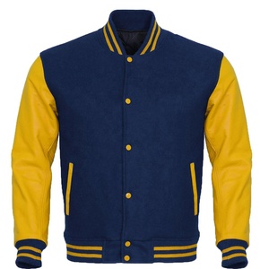 Wholesale Letterman Baseball <b>Jacket</b> School College University Team Wear <b>Boys</b> and Girls Men Wool Body & Original Leather Sleeves - Product Image 5