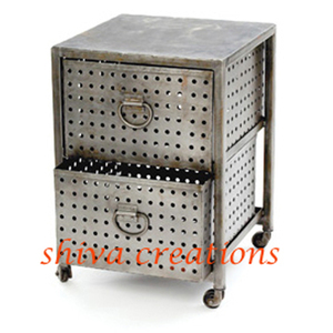 Venta al por mayor a granel Muebles de estilo industrial Gabinete de madera y metal de alta calidad Precio de fábrica al por mayor para sala de estar o uso doméstico - Product Image 2