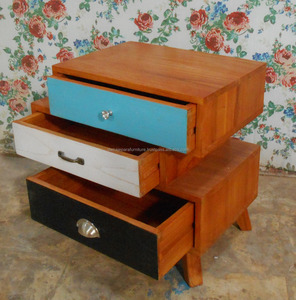 <b>Retro</b> <b>Furniture</b> 3 Drawers Nightstand Original Made by Dwira Jepara Indonesia - Product Image 3