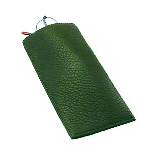 Pochette à lunettes à manches en cuir rouge, étui de lunettes, porte-lunettes - Product Image 2