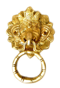 OMG Industries Antique Brass Eye <b>Drop</b> Door Knocker Dresser Kitchen Cabinet Drawer Knob With Pull Ring - Product Image 5