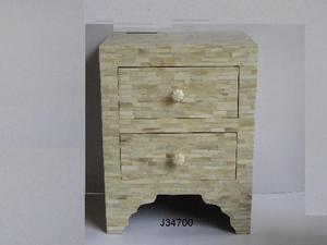 เฟอร์นิเจอร์ภายในแบบดั้งเดิมที่ฝังลายกระดูกสีขาวตามธรรมชาติสามารถปรับแต่งได้โต๊ะข้างเฟอร์นิเจอร์ห้องนั่งเล่น - Product Image 3