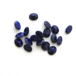 6x4mm Natural Lapis Lazuli Stone Oval Cut Loose Semi Precious Gemstones Wholesale Price Supplier Shop Online DIY Closeout Deals