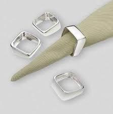 Élégants ronds de serviette en métal pour mariages, restaurants, hôtels et fêtes-pour décorer les tables à manger - Product Image 4