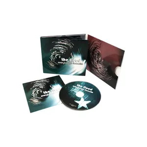 Custom High Resolution CD Packaging Offset Printing with Matt Lamination Spot UV Embossing Recyclable Paper Material