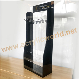 Magasin de détail comptoir acrylique téléphone portable accessoires affichage avec crochets - Product Image 6