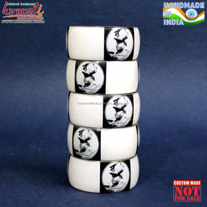 Brazalete de latón y acero inoxidable con estampado personalizado, pulsera de moda para niños para bodas, fiestas y compromisos - Product Image 5