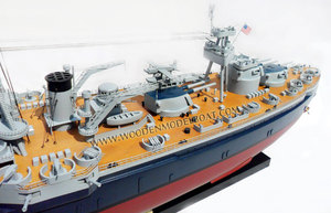 USS TEXASS (BB-35) EN BOIS MODÈLE BATEAU-EN BOIS ARTISANAT MODÈLE - Product Image 2
