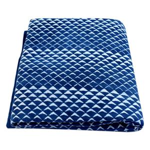 Tela de gasa de algodón orgánico con estampado de bloque de mano azul índigo de alta demanda para costura de vestidos decoración del hogar cortinas cubierta de camisas para niños - Product Image 1