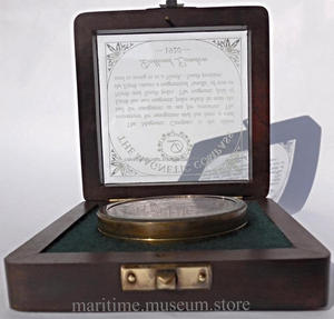 เข็มทิศทองเหลืองส่วนบุคคลที่สลักไว้สำหรับนักเดินทางของขวัญวันวาเลนไทน์ของขวัญวันเกิดเกษียณอายุสำหรับวันพ่อของเขาดี - Product Image 1