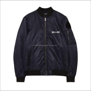 Veste coupe-vent brodée à impression personnalisée de bonne qualité blouson bombardier décontracté de haute qualité vêtements de ville blouson bombardier pour hommes - Product Image 2