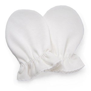 Organic Cotton New Born Baby Scratch Mittens - Product Image 1