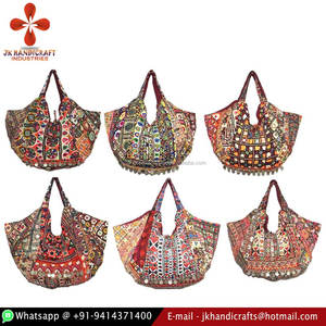 Wholesale Vintage Tribal Mirror <b>Work</b> Designer Embroidered Banjara <b>Bags</b> - Product Image 1