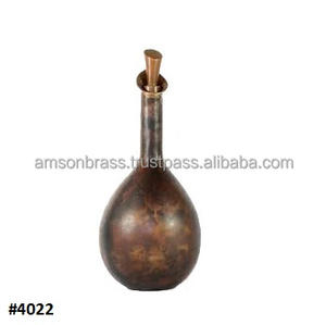 Cobre Bueno para la salud Botella de agua Ayurvédica Botellas de cobre impresas hechas a mano botella de agua de cobre - Product Image 5