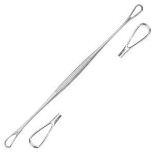 Curetas uterinas Zweifel de doble extremo 31cm instrumentos de ginecología alemán de alta calidad MAHERSI - Product Image 3