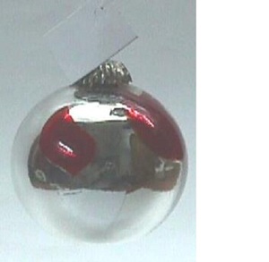 เครื่องประดับแก้วสำหรับตกแต่งบ้านเทศกาลคริสต์มาสในร่ม-กลางแจ้ง - Product Image 1