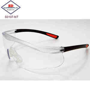 Lunettes de sécurité en métal certifiées ANSI Z87.1 EN166 Lentille en polycarbonate anti-buée Protection essentielle des yeux pour la construction - Product Image 1