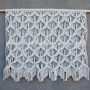 Handmade Essentials Large Macrame Wall <b>Hanging</b> Large <b>White</b> Tapestry Big Bohemian Wall Decor Woven Wall <b>Hanging</b> - Product Image 1