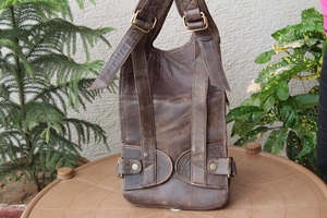 Hecho a mano Multi bolsillos de la mochila de cuero estilo mochila - Product Image 5