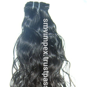 100% Tejido de cabello humano indio crudo sin procesar Sin compromiso Calidad del cabello Temple Tejido de cabello humano original de la India - Product Image 1