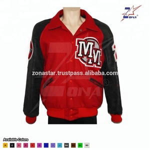 Chaqueta de invierno de béisbol Varsity de algodón para hombre, nueva ropa de abrigo americana para club juvenil, Escuela Universitaria, con decoración bordada - Product Image 5