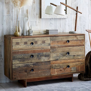 Cajones de madera maciza recuperada de estilo antiguo Muebles para el hogar de uso general para sala de estar - Product Image 6