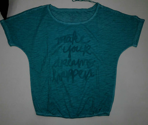 Camiseta de algodón de manga corta para mujer para uso en primavera/verano - Product Image 1