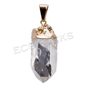 Stunning Stone Point Pendant Eco Rocks Brazil - Delicated Jewelry Acessories Crystal Healing